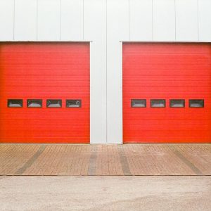 What is a high lift sectional industrial door?